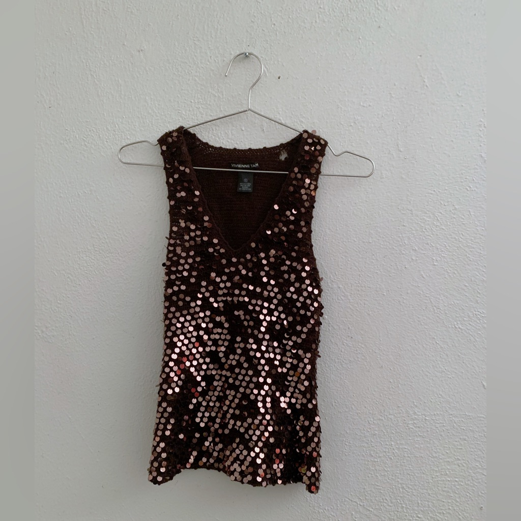 Vivienne Tam Sequined Tank